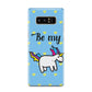 Valentines Be My Unicorn Samsung Galaxy Note 8 Case