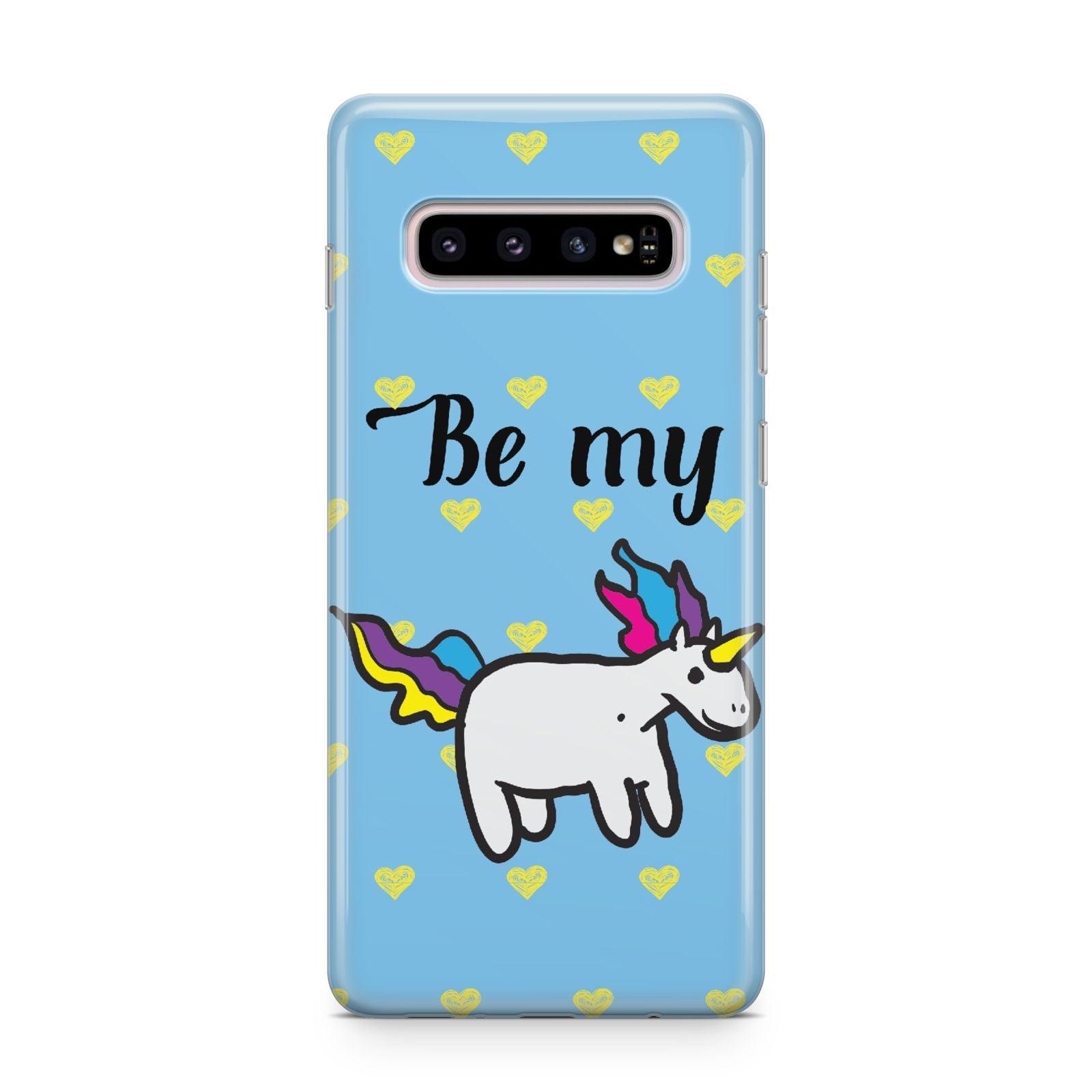 Valentines Be My Unicorn Samsung Galaxy S10 Plus Case