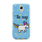 Valentines Be My Unicorn Samsung Galaxy S4 Mini Case