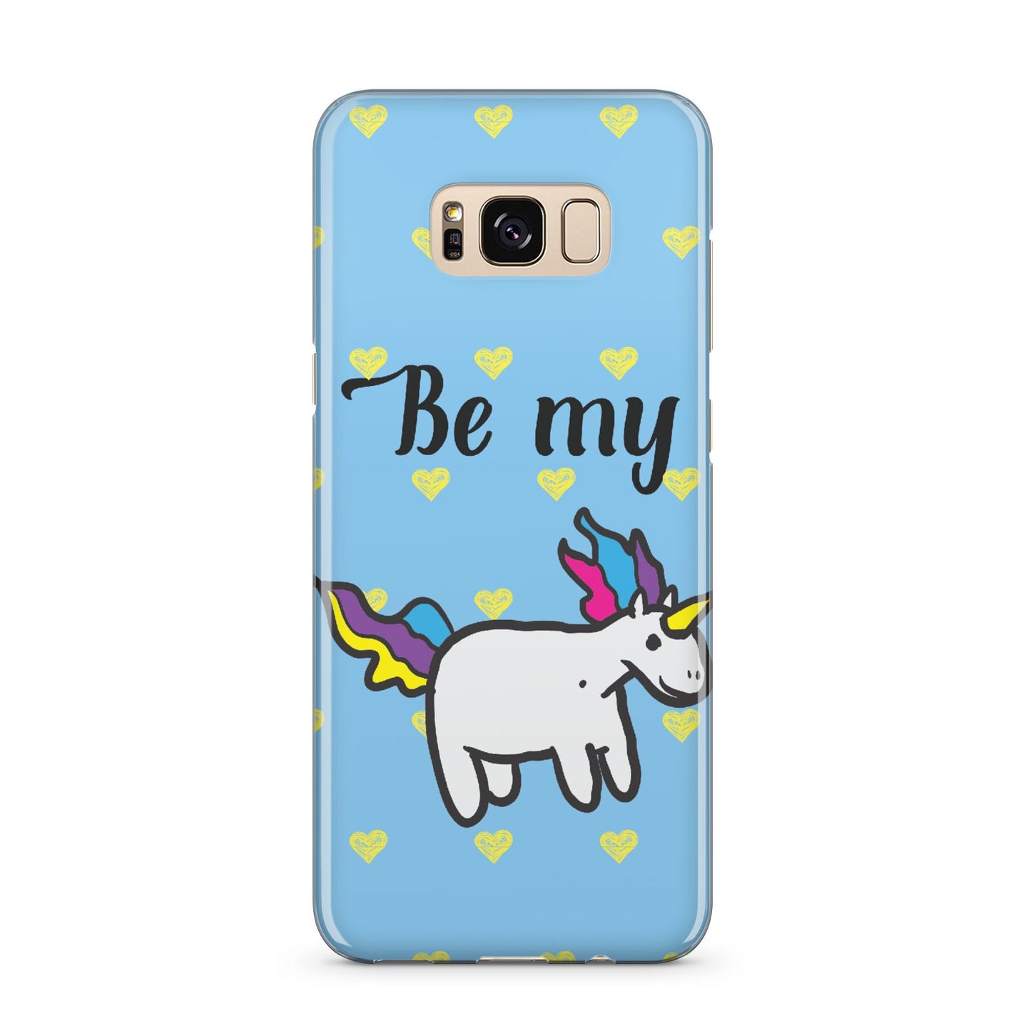 Valentines Be My Unicorn Samsung Galaxy S8 Plus Case