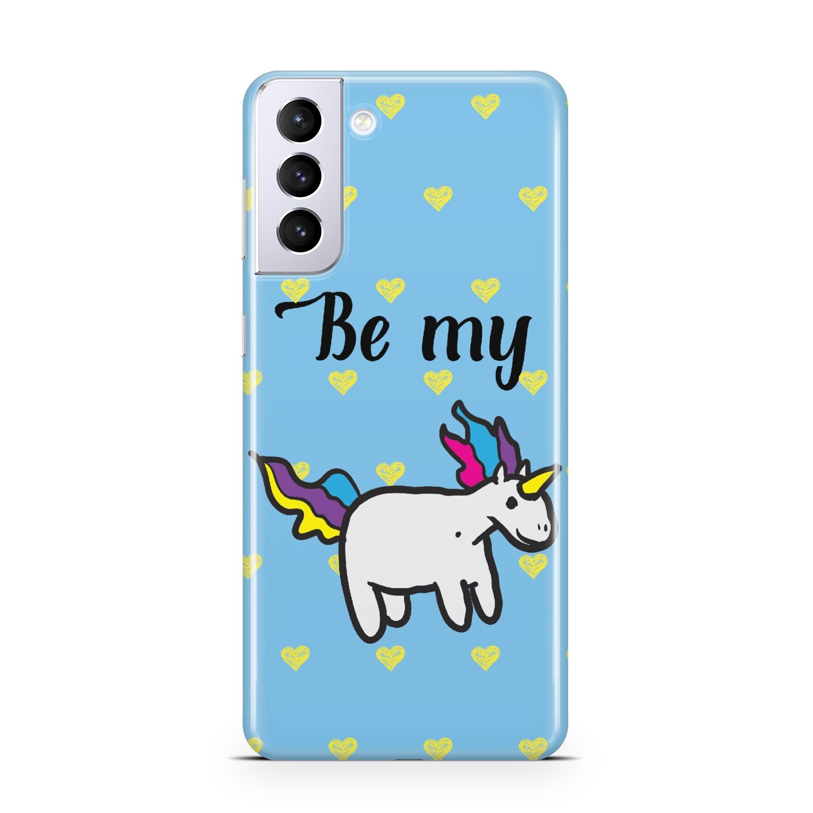 Valentines Be My Unicorn Samsung S21 Plus Phone Case