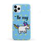 Valentines Be My Unicorn iPhone 11 Pro 3D Tough Case