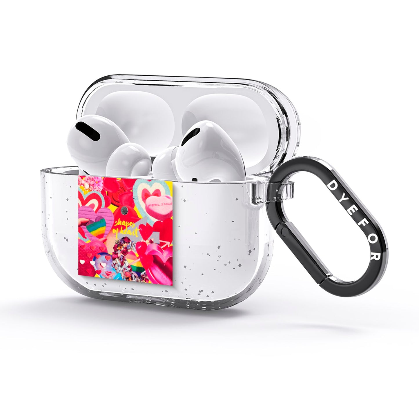 Valentines Cut Outs AirPods Glitter Case 3rd Gen Side Image