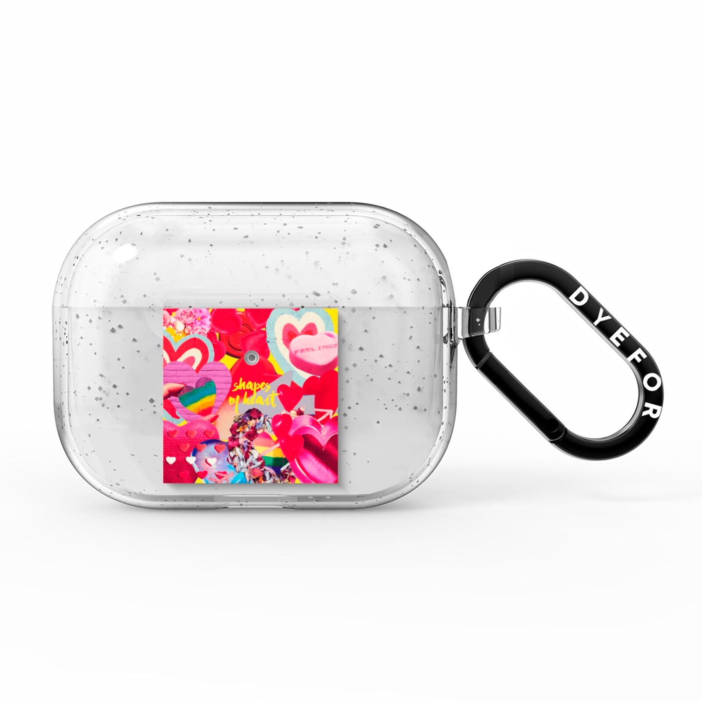 Valentines Cut Outs AirPods Pro Glitter Case