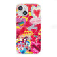 Valentines Cut Outs iPhone 13 Mini Clear Bumper Case