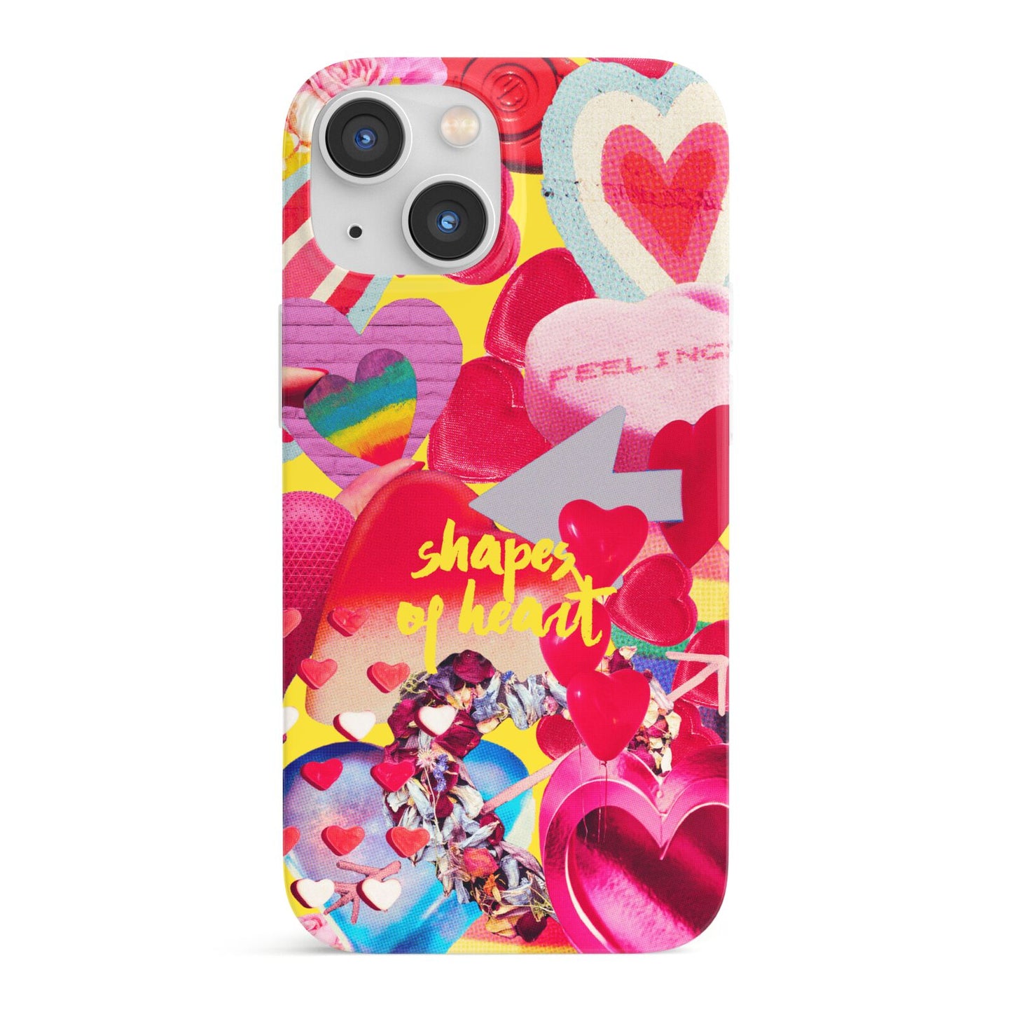 Valentines Cut Outs iPhone 13 Mini Full Wrap 3D Snap Case