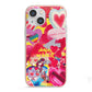 Valentines Cut Outs iPhone 13 Mini TPU Impact Case with Pink Edges