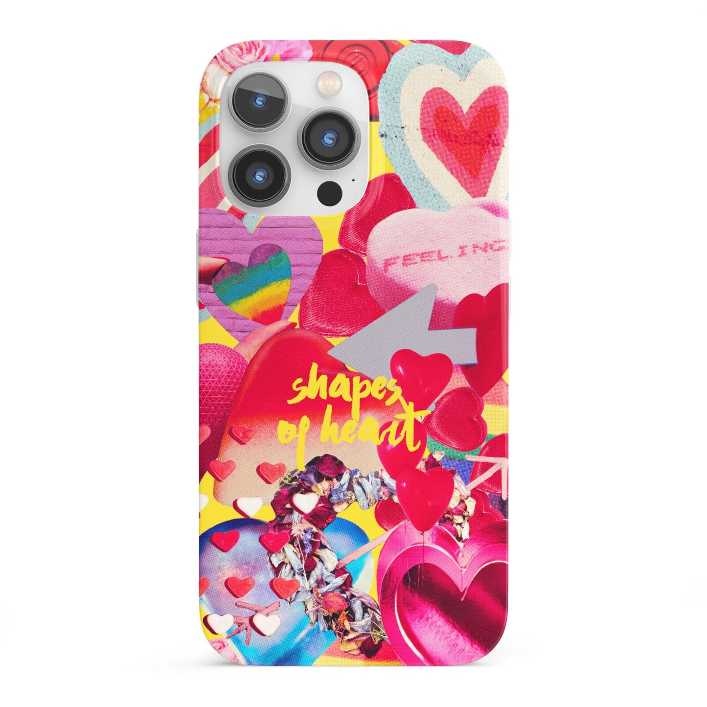 Valentines Cut Outs iPhone 13 Pro Full Wrap 3D Snap Case