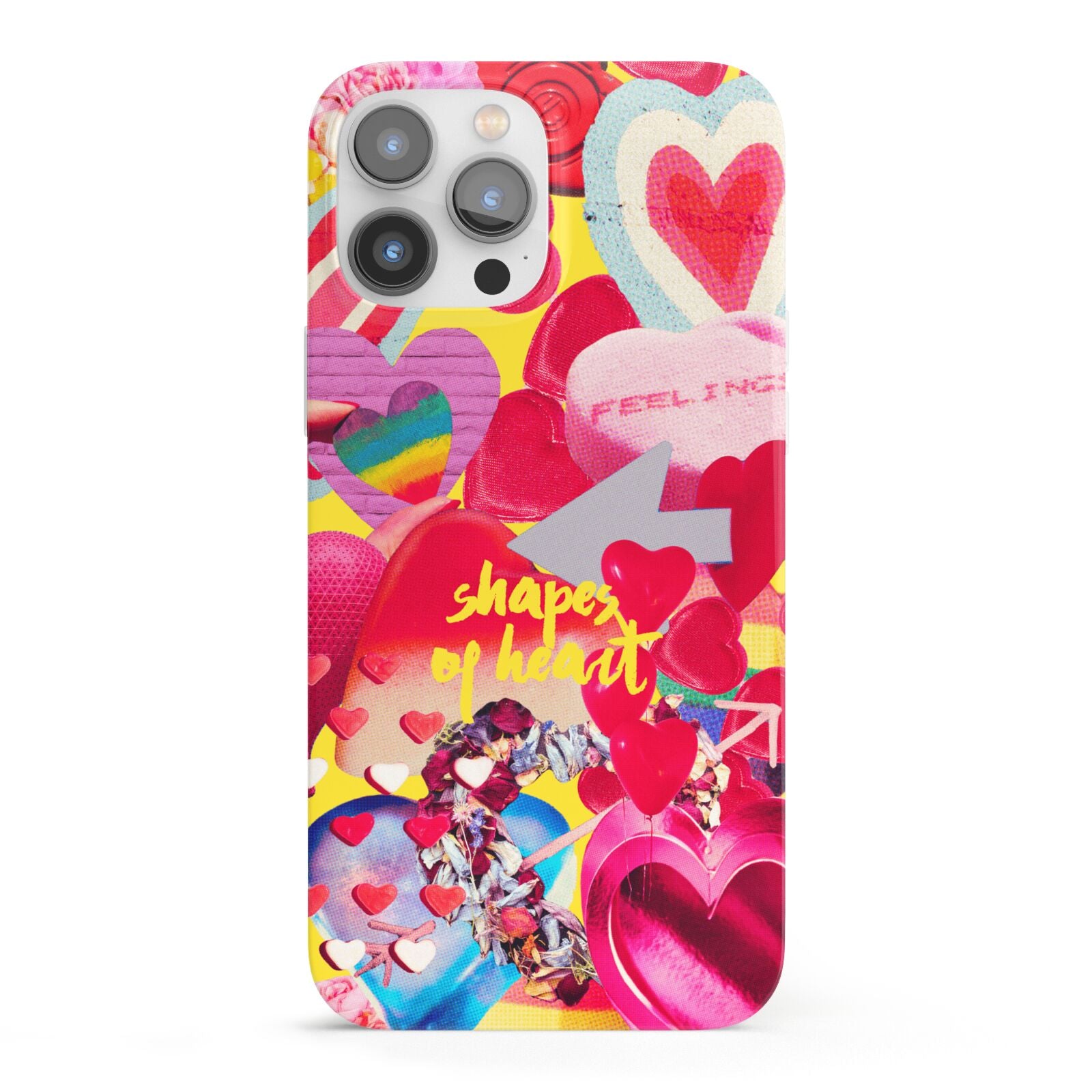 Valentines Cut Outs iPhone 13 Pro Max Full Wrap 3D Snap Case