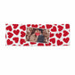 Valentines Day Heart Photo Personalised 6x2 Vinly Banner with Grommets