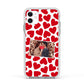 Valentines Day Heart Photo Personalised Apple iPhone 11 in White with White Impact Case