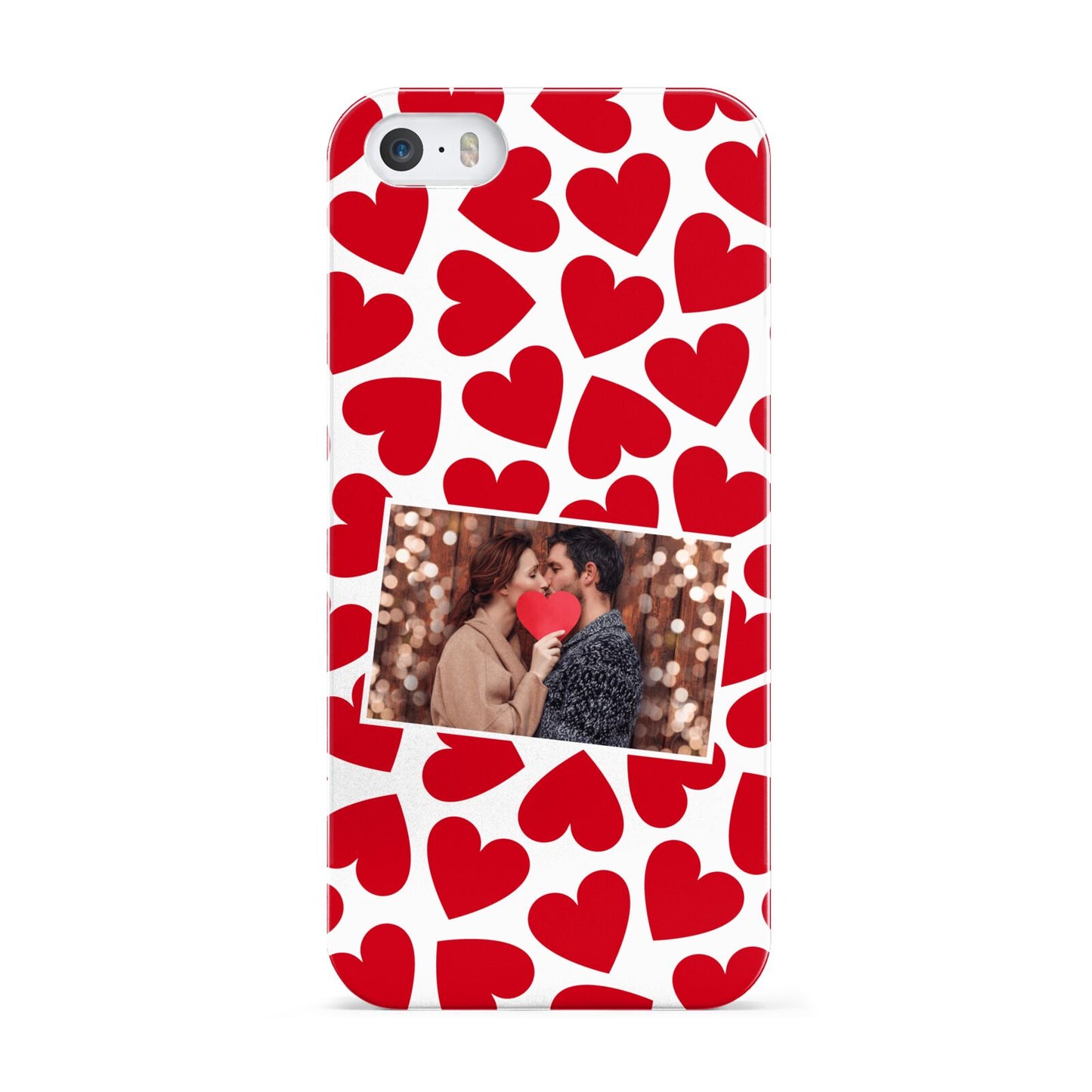 Valentines Day Heart Photo Personalised Apple iPhone 5 Case