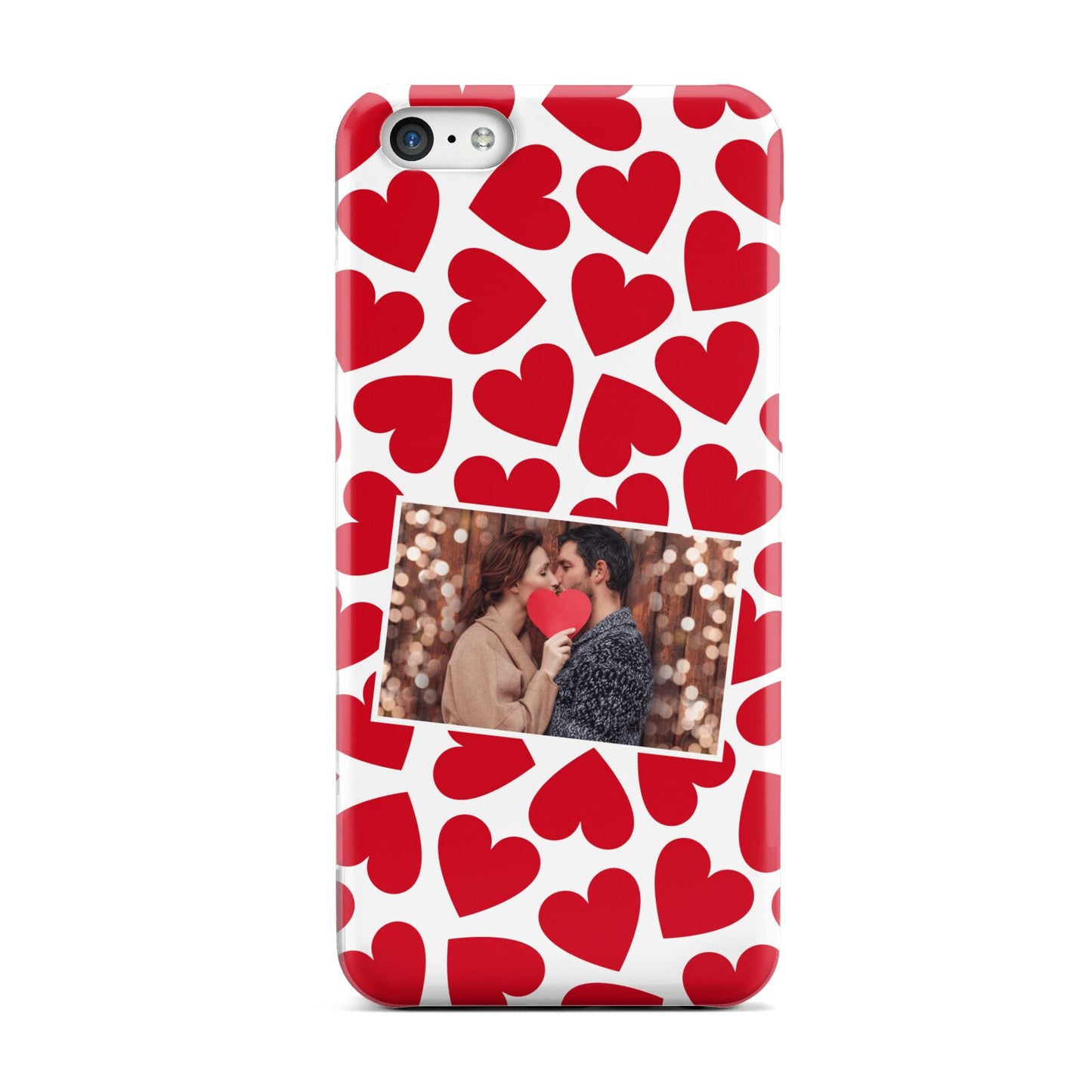 Valentines Day Heart Photo Personalised Apple iPhone 5c Case