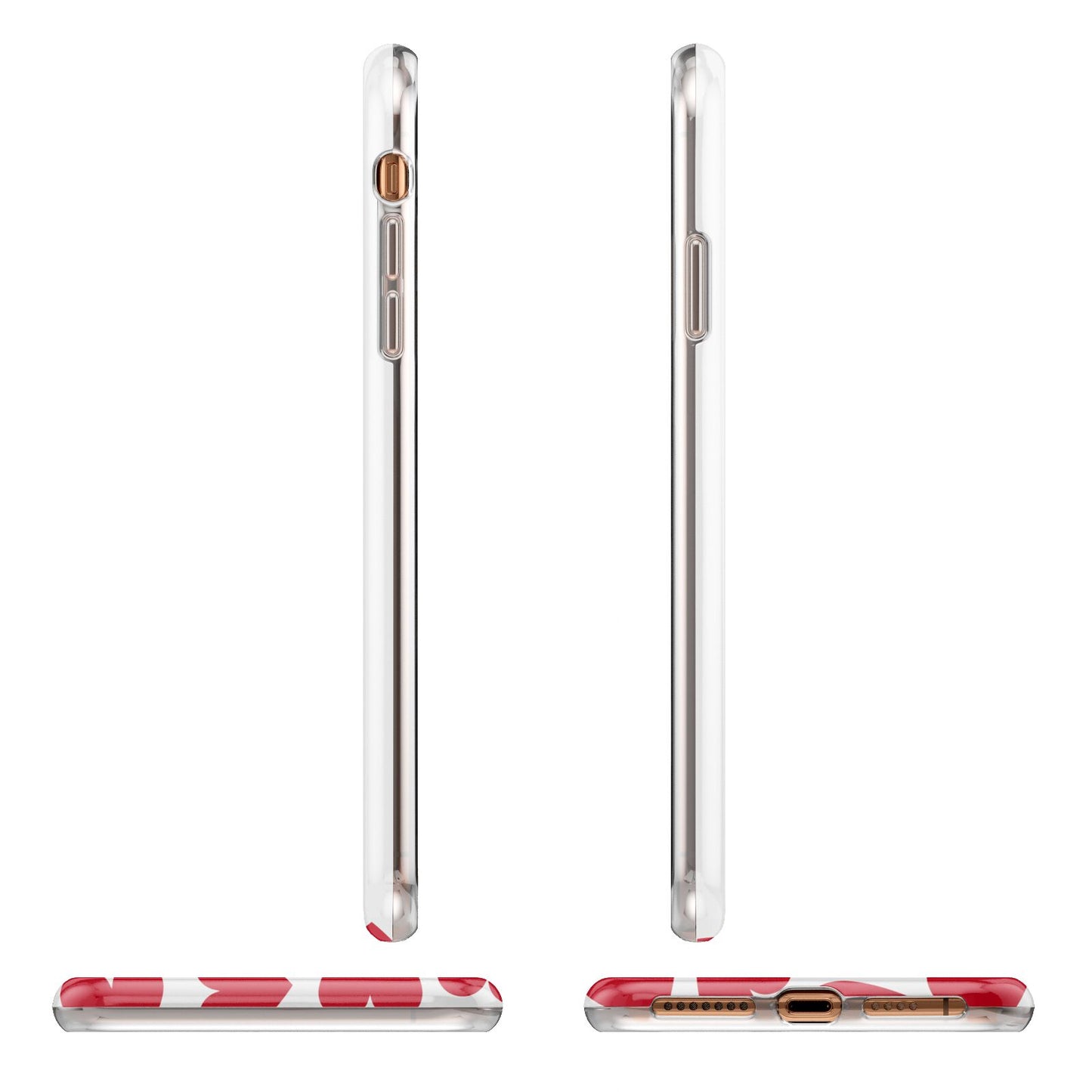 Valentines Day Heart Photo Personalised Apple iPhone XS Max 3D Wrap Tough Case Alternative Image Angles