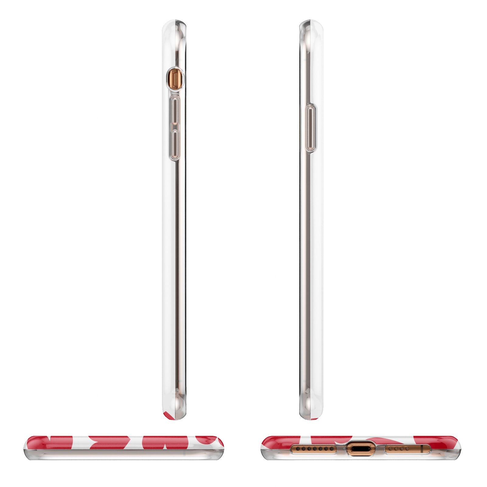 Valentines Day Heart Photo Personalised Apple iPhone XS Max 3D Wrap Tough Case Alternative Image Angles