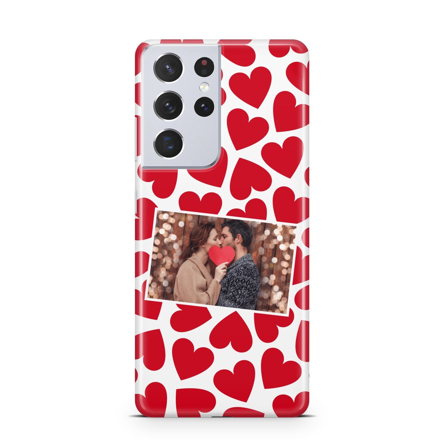 Valentines Day Heart Photo Personalised Samsung S21 Ultra Case