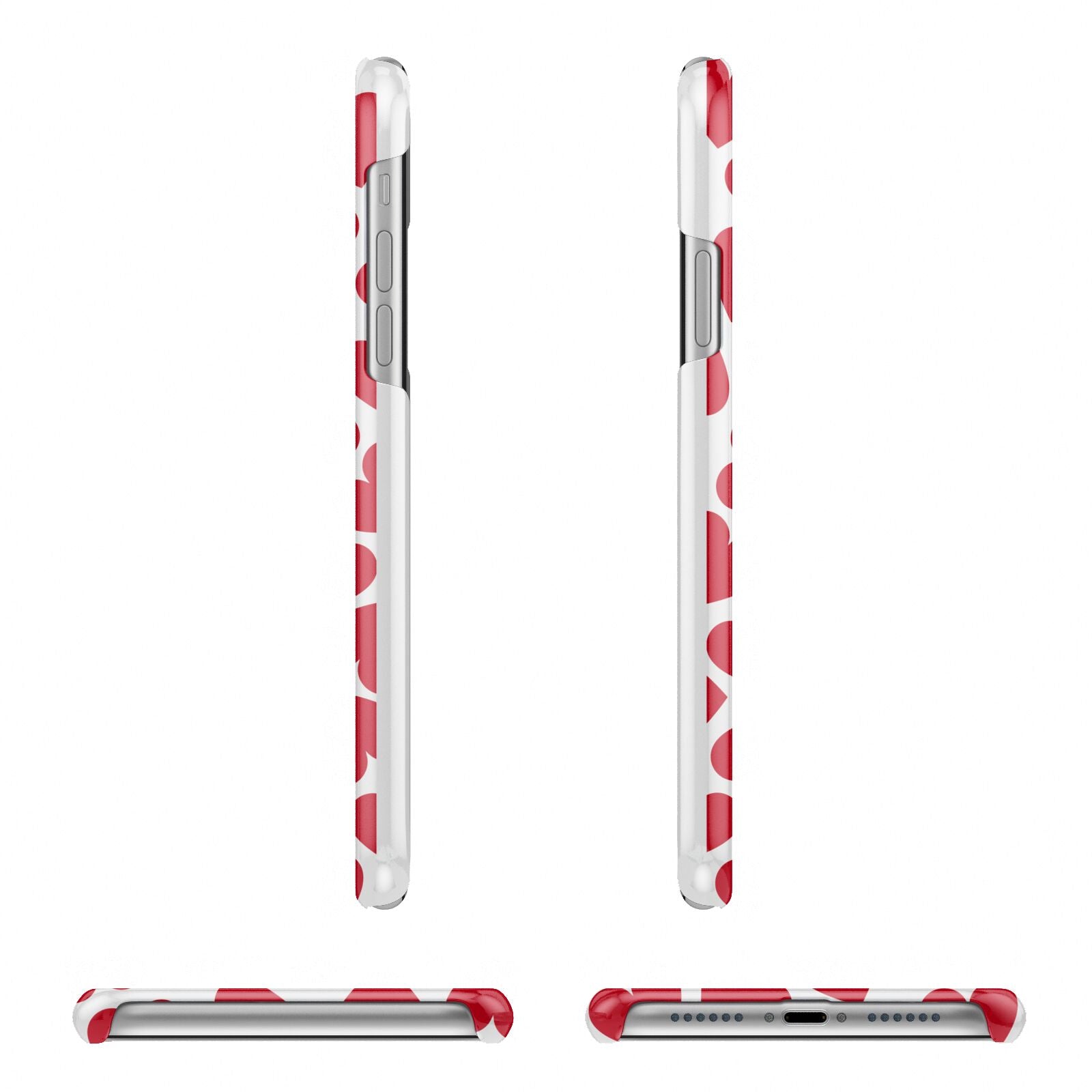 Valentines Day Heart Photo Personalised iPhone 11 Pro 3D Snap Case Angle Images