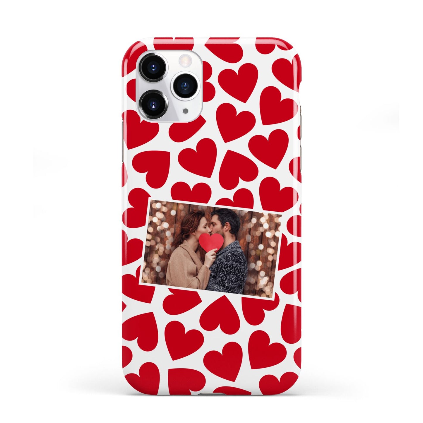 Valentines Day Heart Photo Personalised iPhone 11 Pro 3D Tough Case