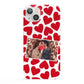 Valentines Day Heart Photo Personalised iPhone 13 Full Wrap 3D Snap Case