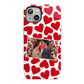 Valentines Day Heart Photo Personalised iPhone 13 Full Wrap 3D Tough Case