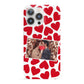 Valentines Day Heart Photo Personalised iPhone 13 Pro Full Wrap 3D Snap Case