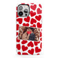 Valentines Day Heart Photo Personalised iPhone 13 Pro Max Full Wrap 3D Tough Case