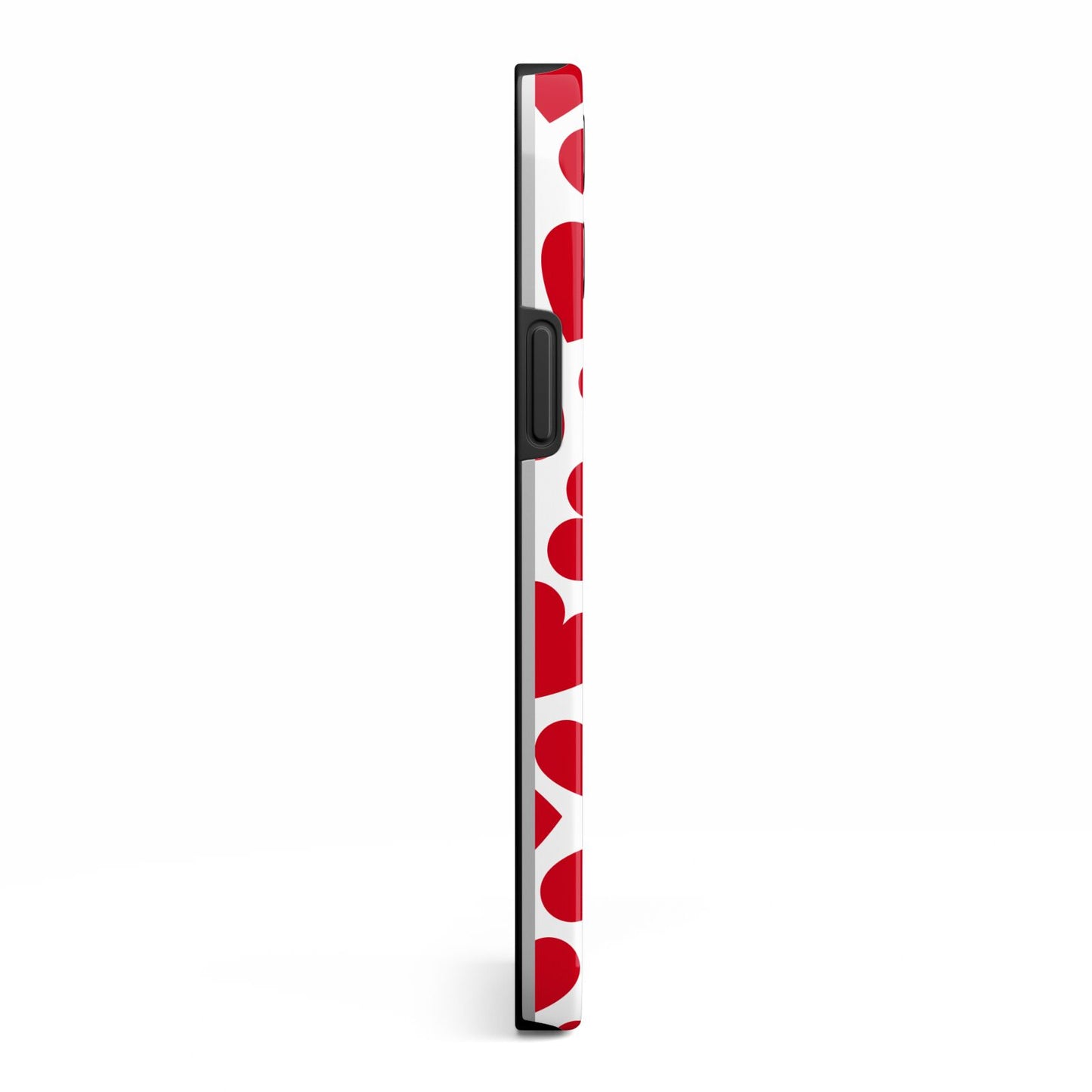 Valentines Day Heart Photo Personalised iPhone 13 Pro Max Side Image 3D Tough Case