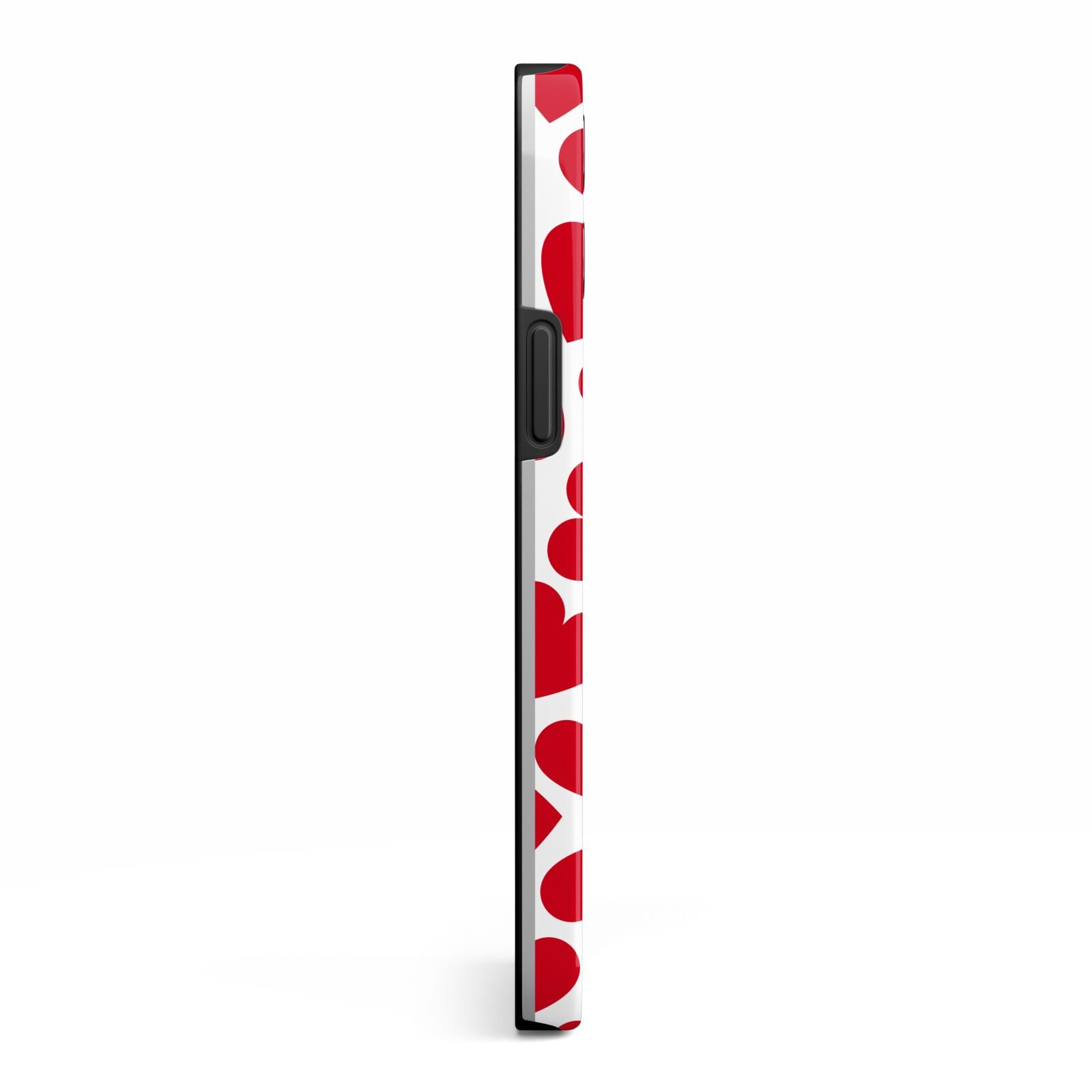 Valentines Day Heart Photo Personalised iPhone 13 Pro Max Side Image 3D Tough Case