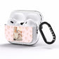Valentines Day Newly Wed Photo Personalised AirPods Pro Clear Case Side Image