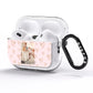 Valentines Day Newly Wed Photo Personalised AirPods Pro Glitter Case Side Image