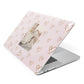 Valentines Day Newly Wed Photo Personalised Apple MacBook Case Side View
