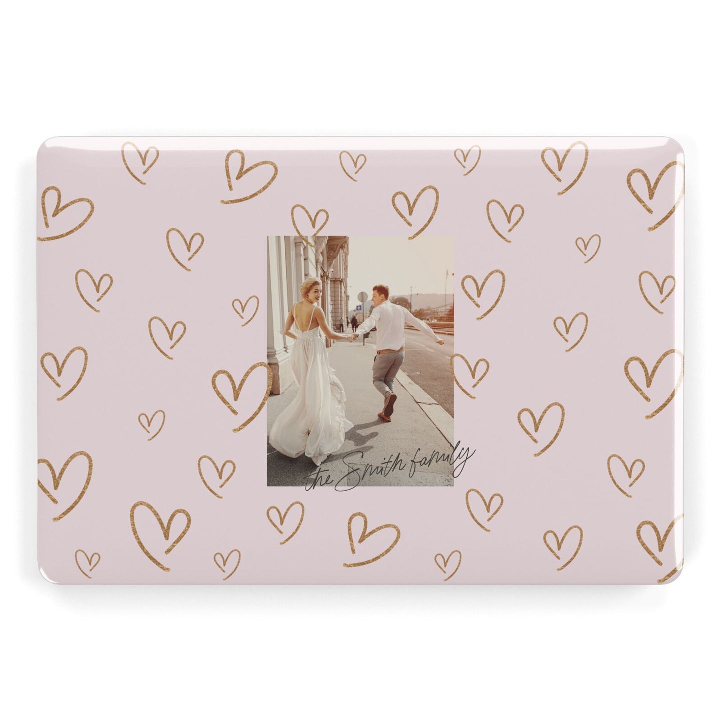 Valentines Day Newly Wed Photo Personalised Apple MacBook Case