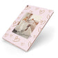 Valentines Day Newly Wed Photo Personalised Apple iPad Case on Rose Gold iPad Side View