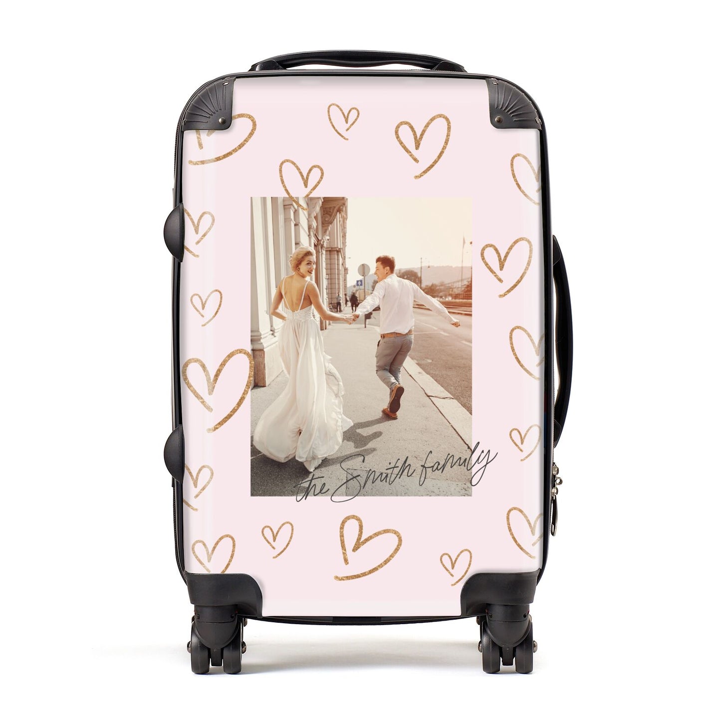 Valentines Day Newly Wed Photo Personalised Suitcase