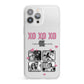 Valentines Day Photo Collage iPhone 13 Pro Max Clear Bumper Case