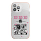 Valentines Day Photo Collage iPhone 13 Pro Max TPU Impact Case with Pink Edges