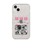 Valentines Day Photo Collage iPhone 14 Plus Glitter Tough Case Starlight