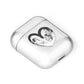Valentines Day Photo Personalised AirPods Case Laid Flat