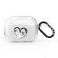 Valentines Day Photo Personalised AirPods Pro Clear Case