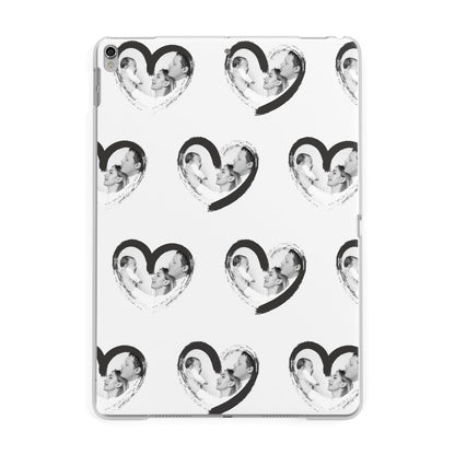 Valentines Day Photo Personalised Apple iPad Silver Case