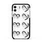 Valentines Day Photo Personalised Apple iPhone 11 in White with Black Impact Case