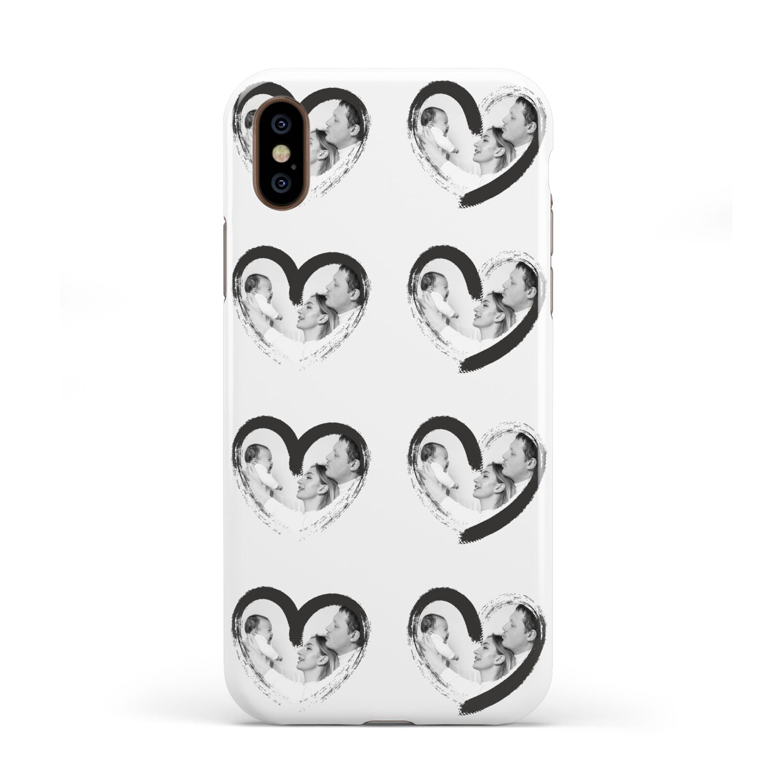 Valentines Day Photo Personalised Apple iPhone XS 3D Tough