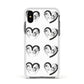 Valentines Day Photo Personalised Apple iPhone Xs Impact Case White Edge on Black Phone