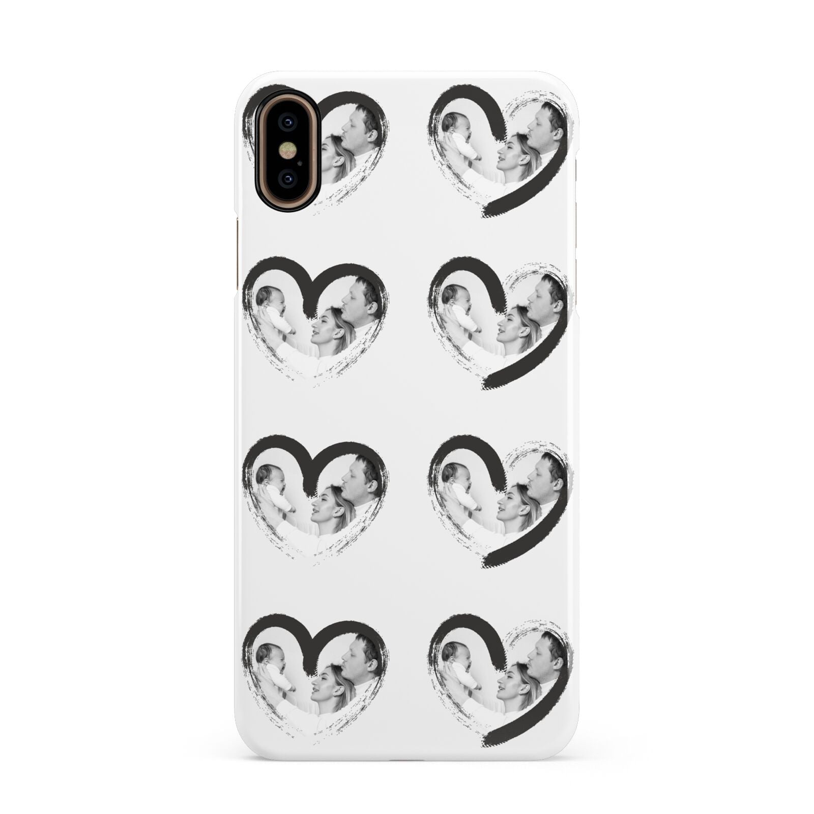 Valentines Day Photo Personalised Apple iPhone Xs Max 3D Snap Case
