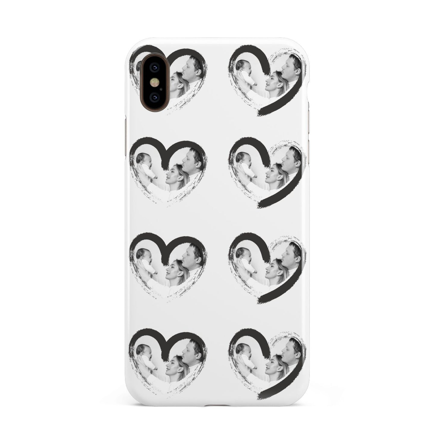 Valentines Day Photo Personalised Apple iPhone Xs Max 3D Tough Case
