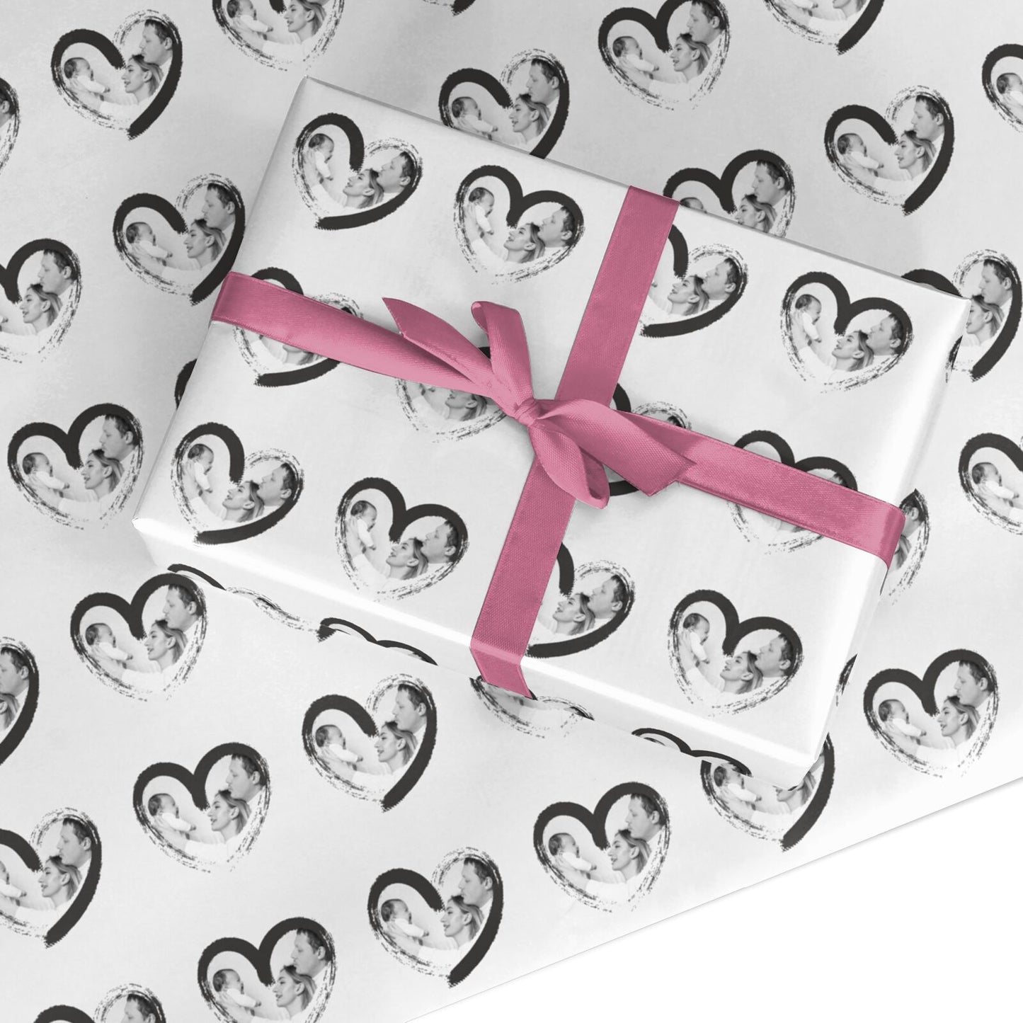 Valentines Day Photo Personalised Custom Wrapping Paper