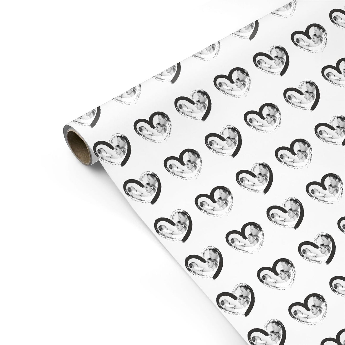 Valentines Day Photo Personalised Personalised Gift Wrap