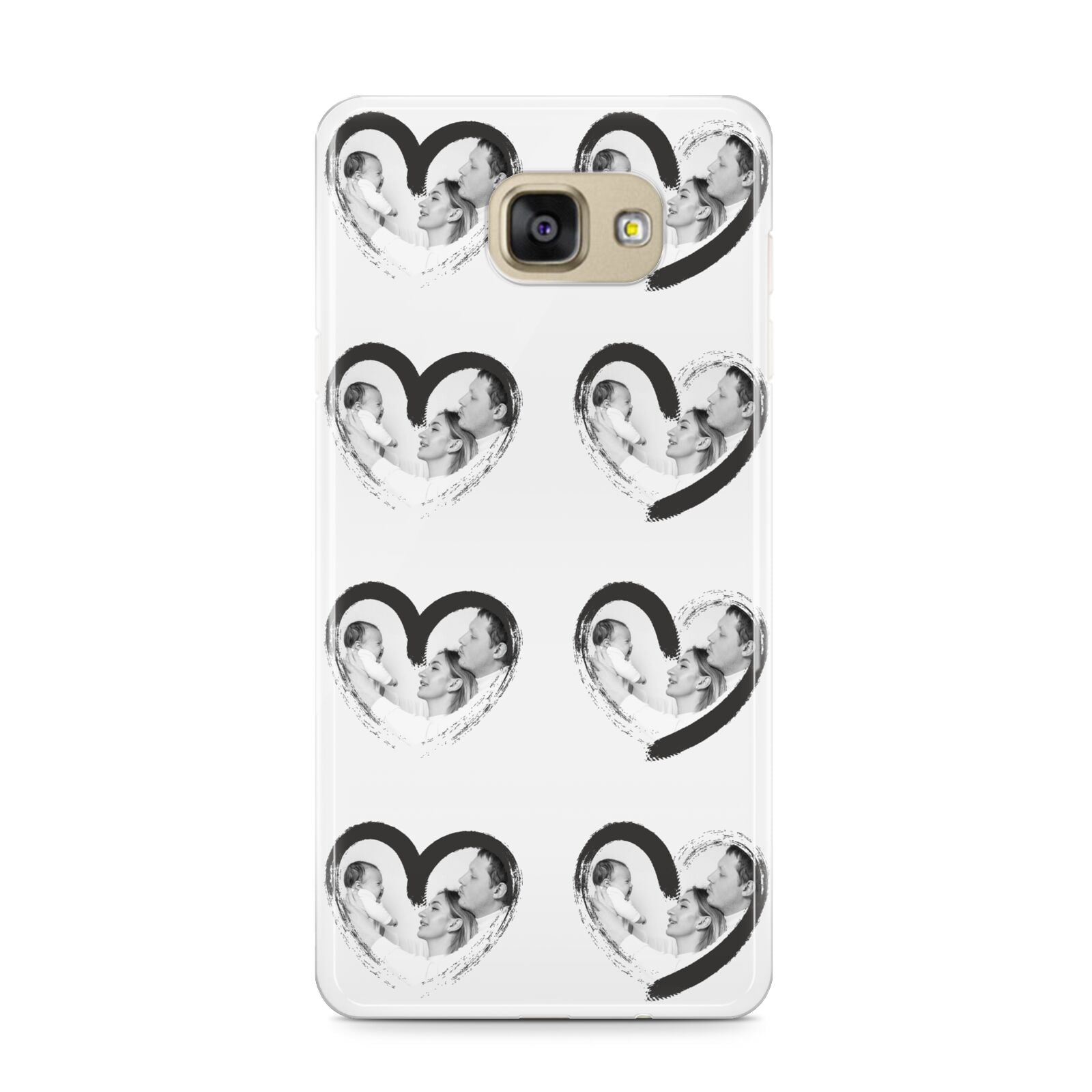 Valentines Day Photo Personalised Samsung Galaxy A9 2016 Case on gold phone