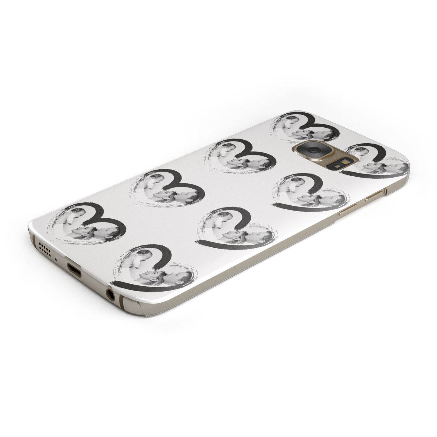 Valentines Day Photo Personalised Samsung Galaxy Case Bottom Cutout