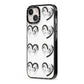 Valentines Day Photo Personalised iPhone 13 Black Impact Case Side Angle on Silver phone